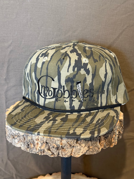 "MoGobbles" Panel Roper Hat Bottomland with Black Text