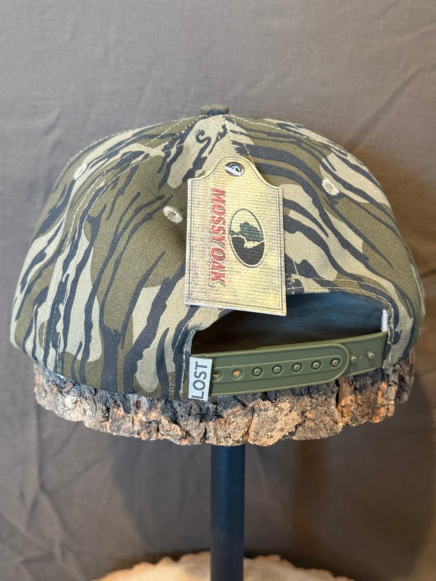 "MoGobbles" Panel Roper Hat Bottomland with Black Text