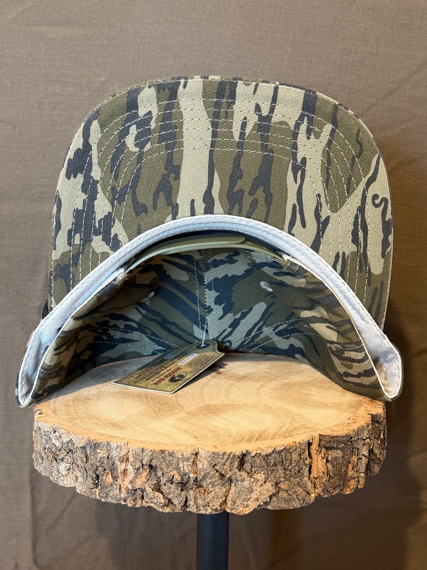 "MoGobbles" Panel Roper Hat Bottomland with Black Text