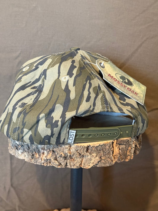 "MoGobbles" Panel Roper Hat Bottomland with Ivory Text