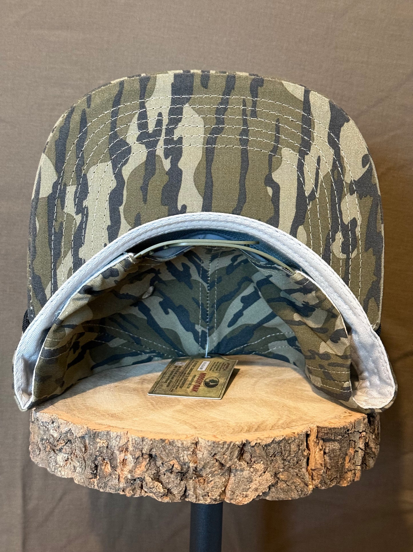 "MoGobbles" Panel Roper Hat Bottomland with Ivory Text